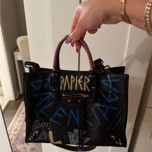 Balenciaga Papier Graffiti Bag